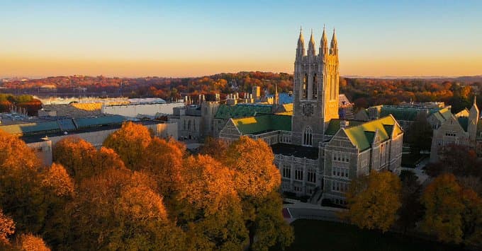 Boston College campus